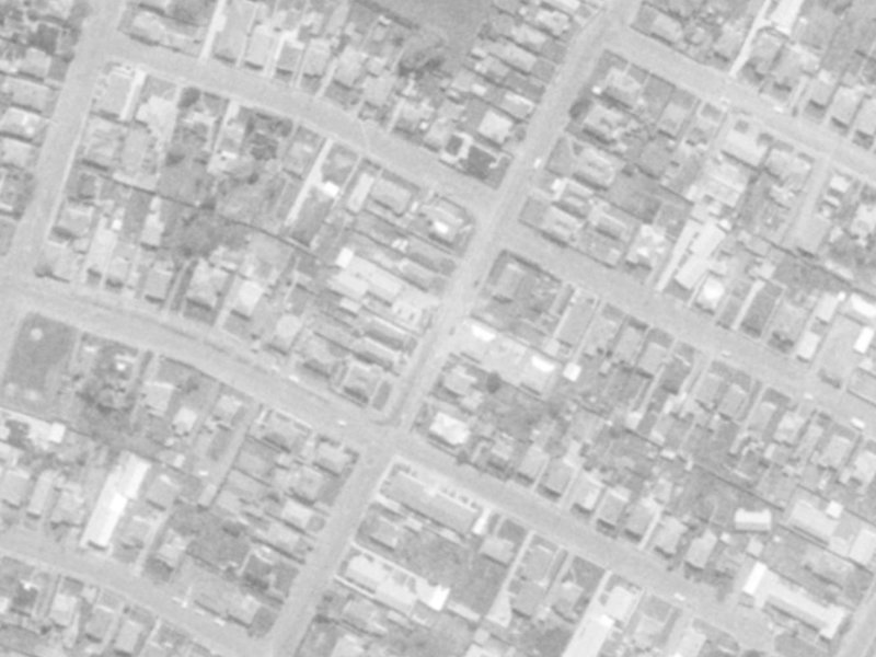 Osborne Street from the air, 1975-1979