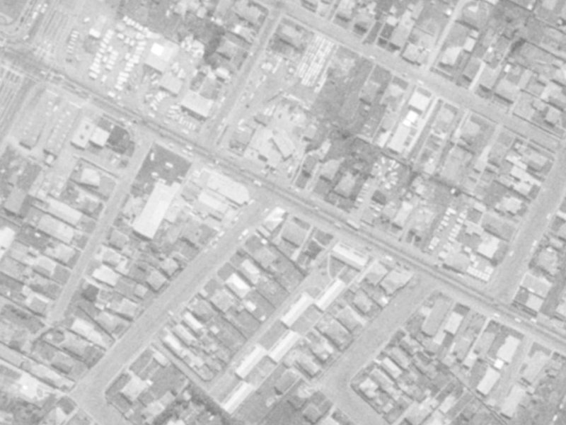 398 Ferry Road from the air, 1975-1979