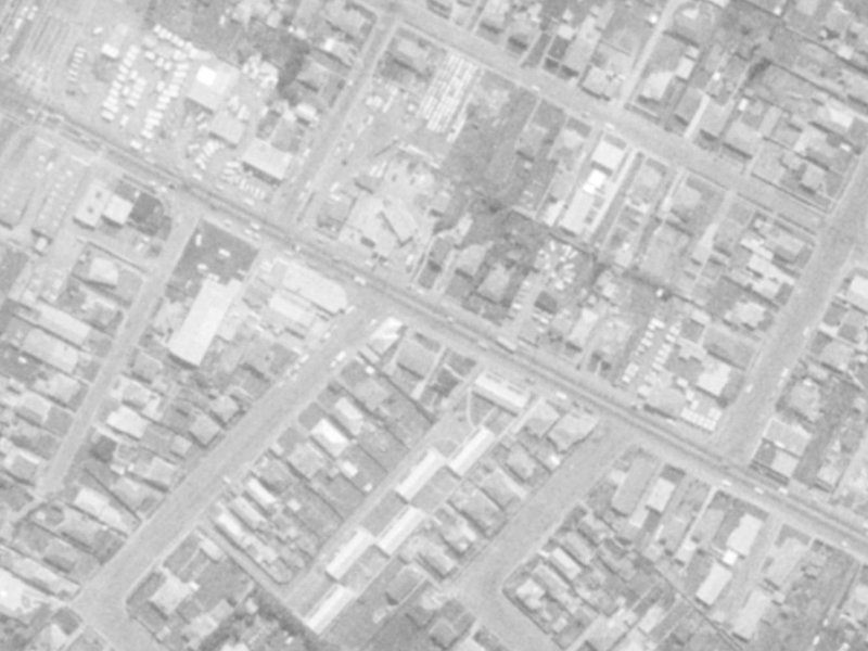 402 Ferry Road from the air, 1975-1979
