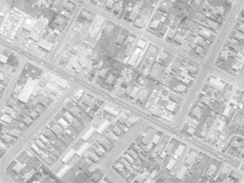 433 Ferry Road from the air, 1975-1979
