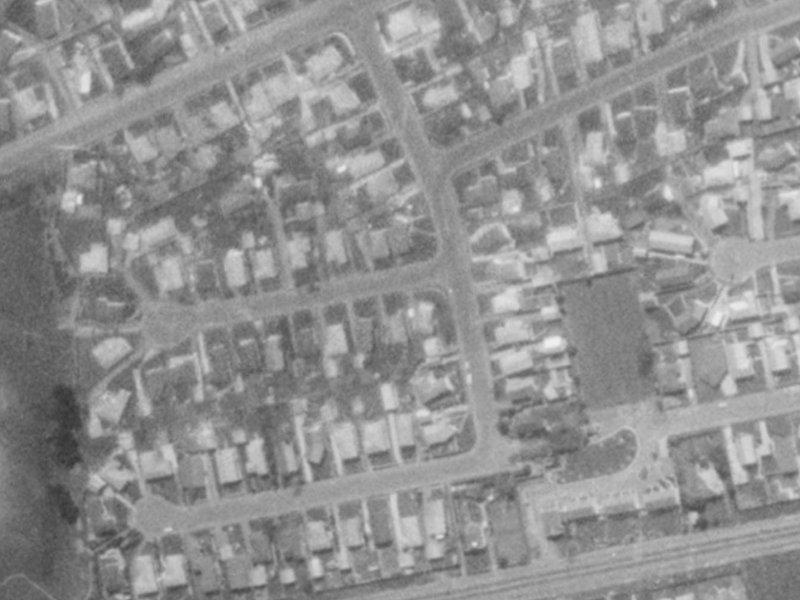 3 Roswell Place from the air, 1975-1979