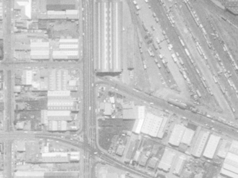 12 Mowbray Street from the air, 1975-1979