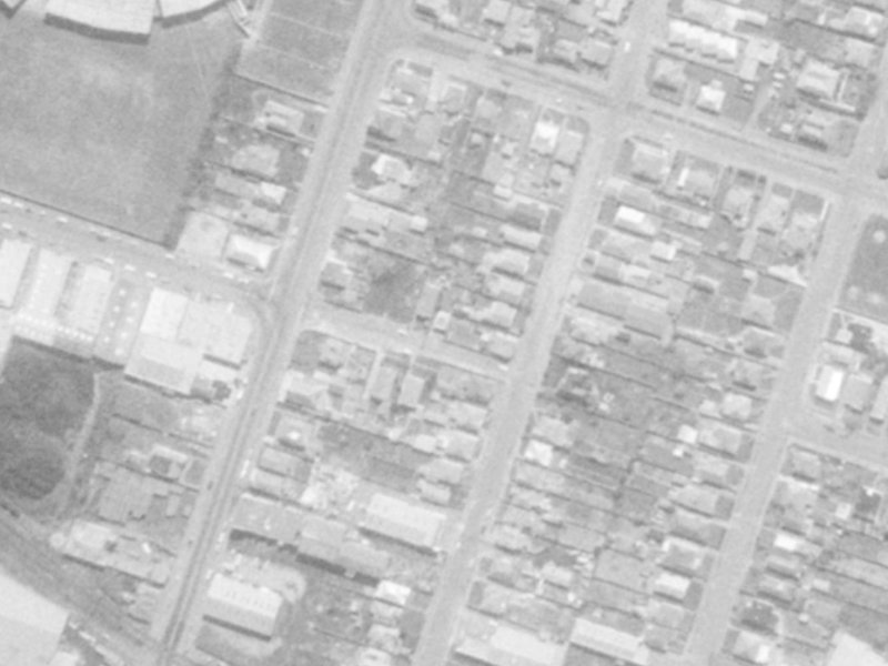 79 Lismore Street from the air, 1975-1979