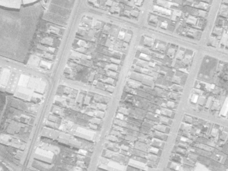 38 Barbour Street from the air, 1975-1979