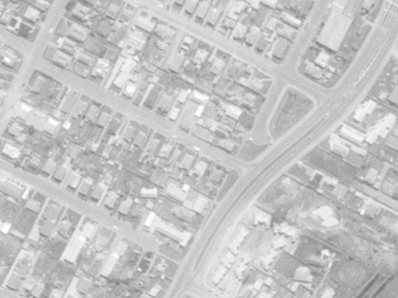 74 Grenville Street from the air, 1975-1979
