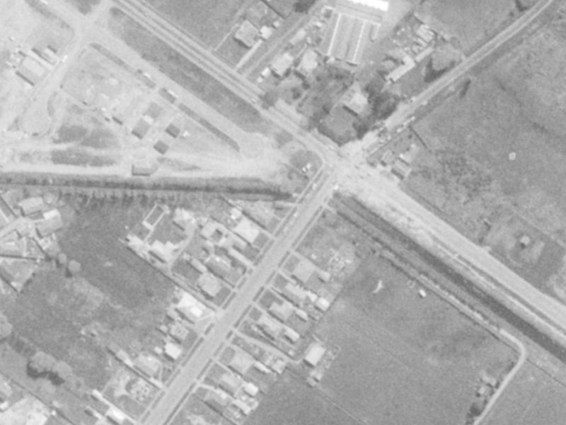 111 Saint Johns Street from the air, 1975-1979
