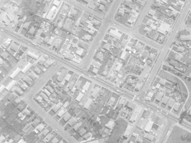 459E Ferry Road from the air, 1975-1979