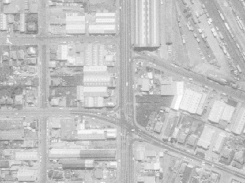 218 Waltham Road from the air, 1975-1979
