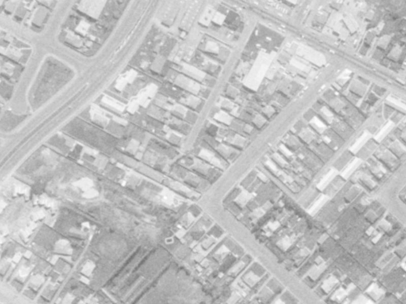 21 Hart Street from the air, 1975-1979