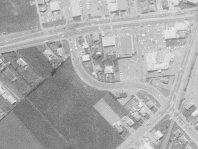 Goulding Avenue from the air, 1975-1979