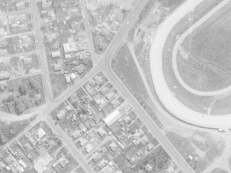 97 Wrights Road from the air, 1975-1979