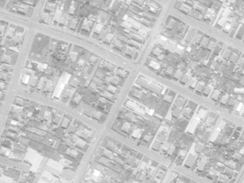 65A Osborne Street from the air, 1975-1979