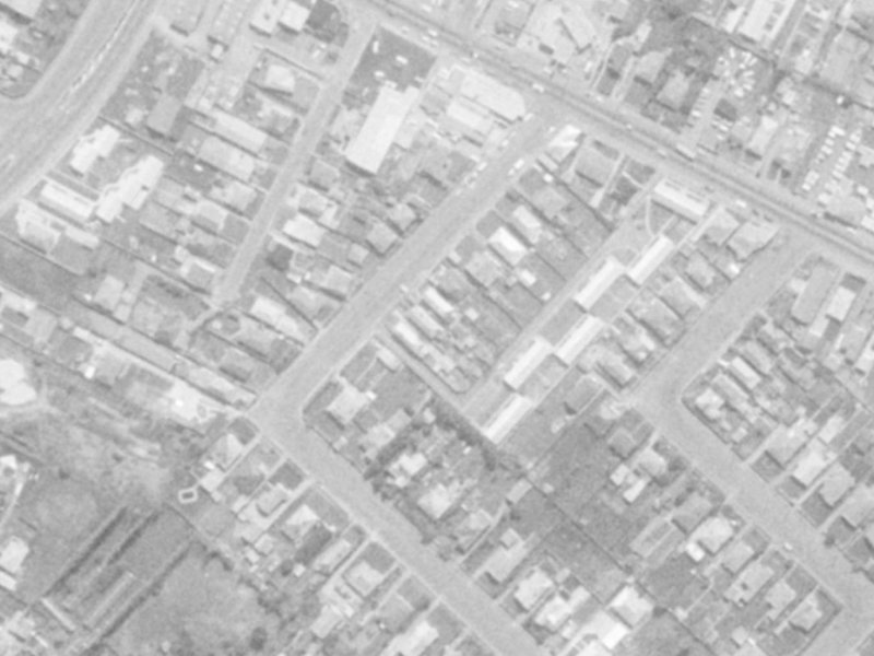 15 Manning Place from the air, 1975-1979