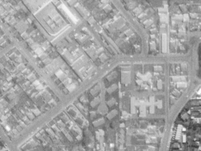1–23 Feast Place from the air, 1975-1979