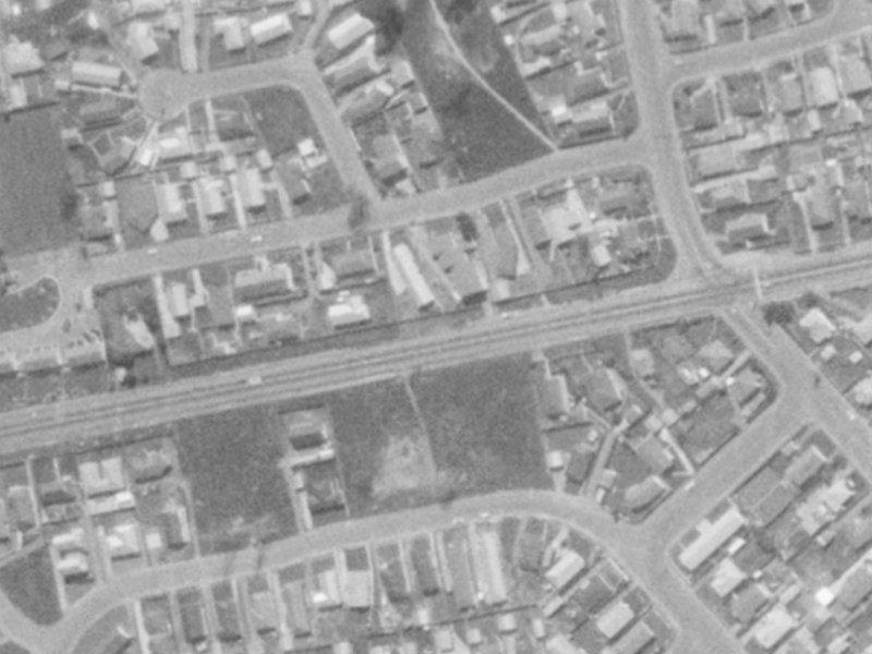 117 Denise Crescent from the air, 1975-1979