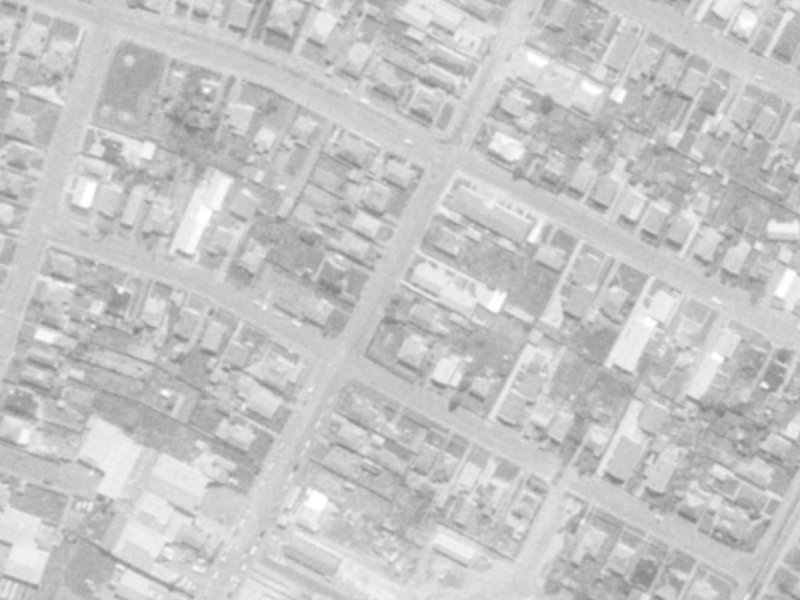 58A Osborne Street from the air, 1975-1979