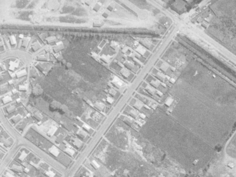 97 Saint Johns Street from the air, 1975-1979