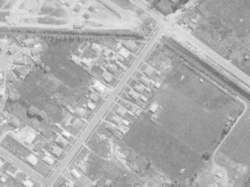 106 St Johns Street from the air, 1975-1979