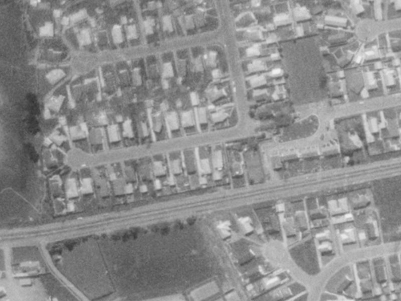 Camelia Place from the air, 1975-1979