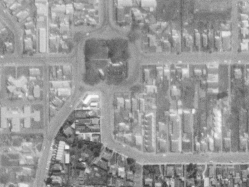 18 Church Sq from the air, 1975-1979