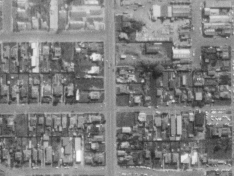 82E Antigua Street from the air, 1975-1979