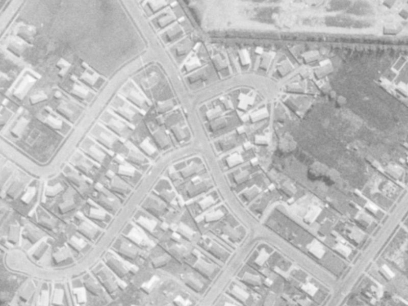 21 Clydesdale Street from the air, 1975-1979