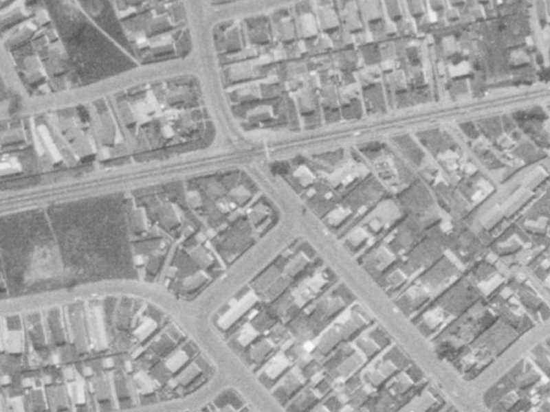 55 Skerten Avenue from the air, 1975-1979