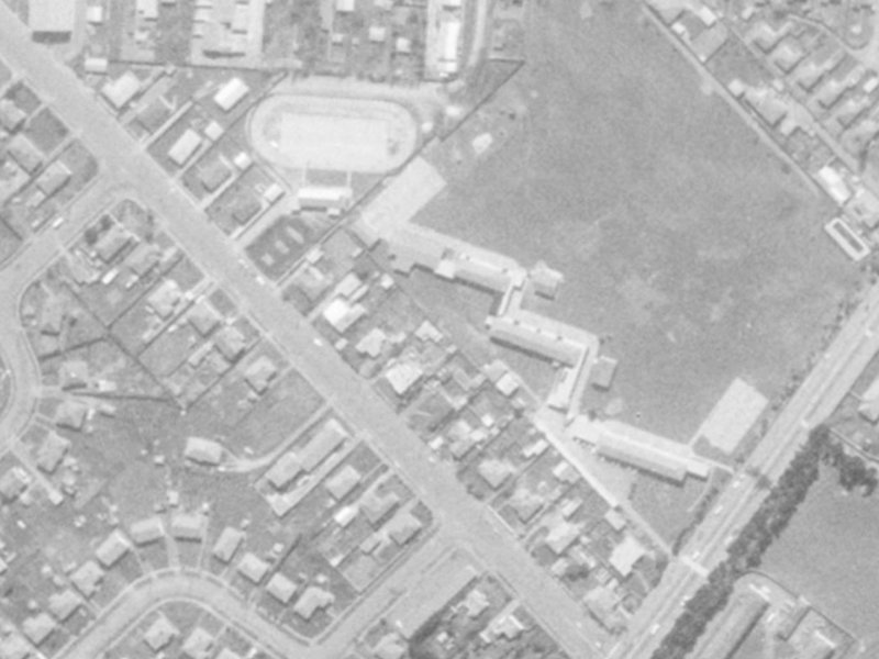 29 Garvins Road from the air, 1975-1979