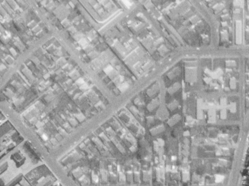 30 Poulson Street from the air, 1975-1979