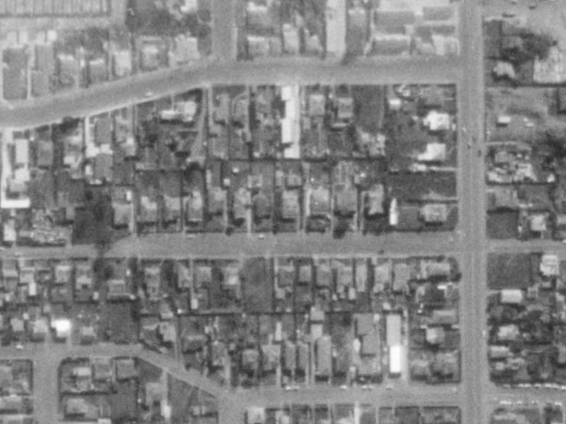 71 Burke Street from the air, 1975-1979