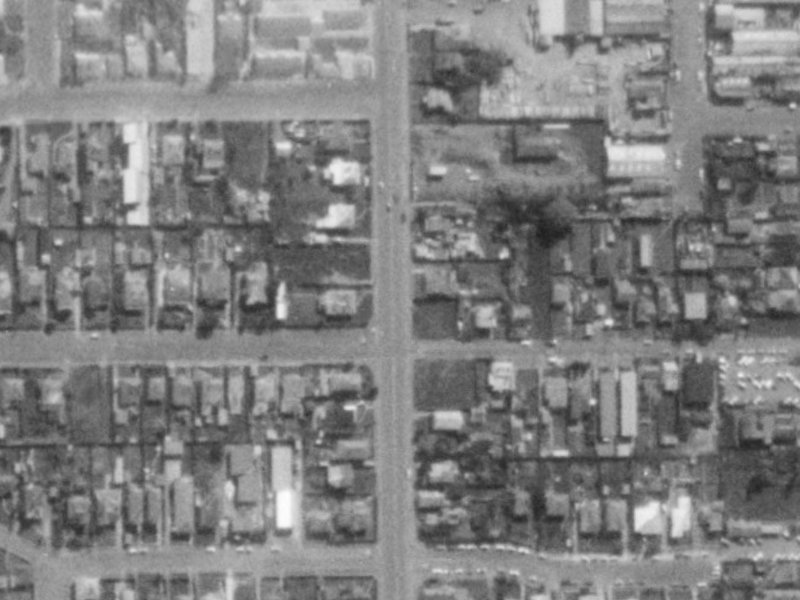 82A Antigua Street from the air, 1975-1979