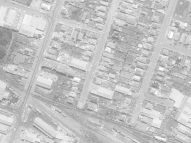 18 Barbour Street from the air, 1975-1979