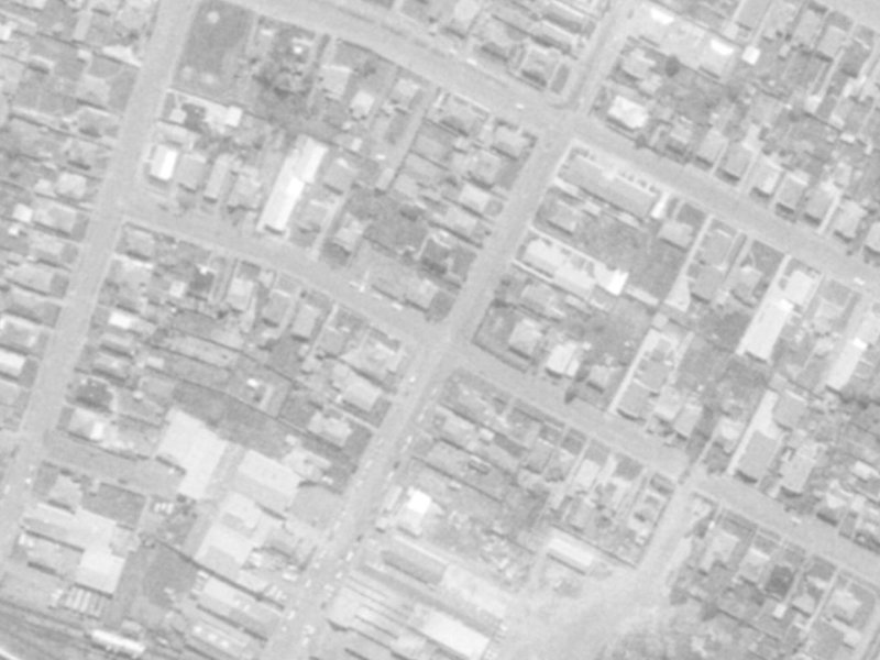 53 Osborne Street from the air, 1975-1979