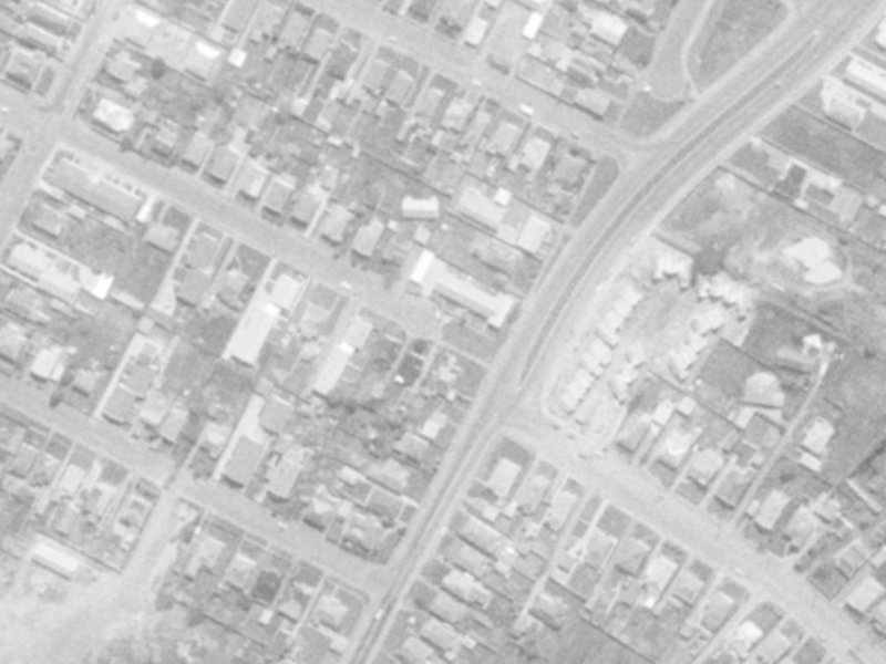 110F Charles Street from the air, 1975-1979