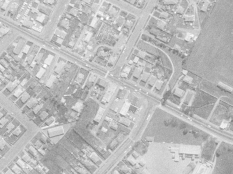 456 Ferry Road from the air, 1975-1979