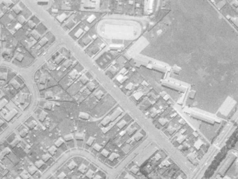 27 Garvins Road from the air, 1975-1979