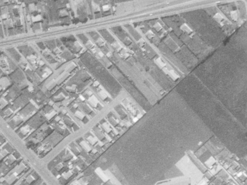 21B Ruakaka Street from the air, 1975-1979