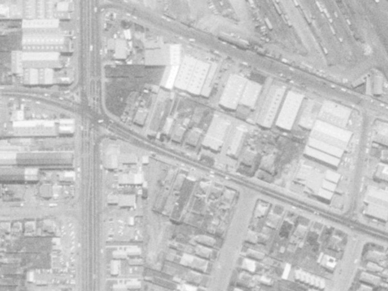 21 Shakespeare Road from the air, 1975-1979