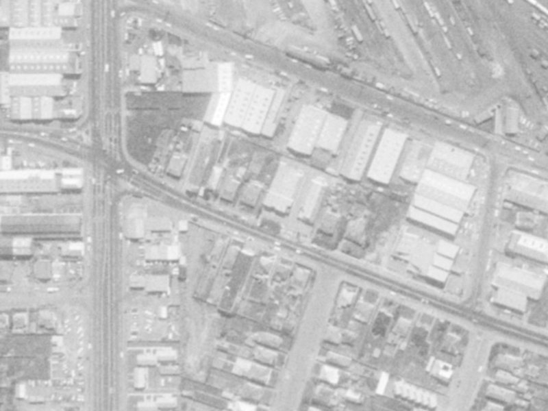 25 Shakespeare Road from the air, 1975-1979