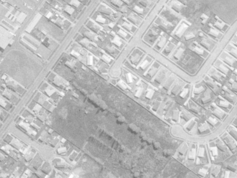 30 Shetland Street from the air, 1975-1979