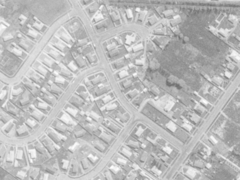 20 Clydesdale Street from the air, 1975-1979