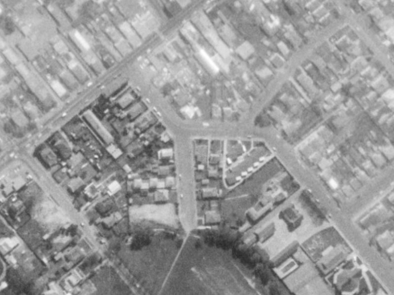 16 Meredith Street from the air, 1975-1979