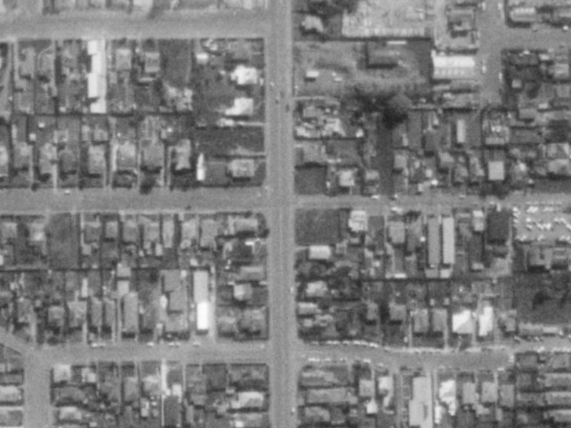 96 Burke Street from the air, 1975-1979