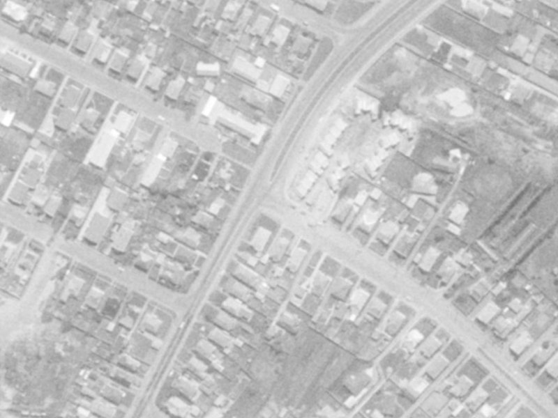 6 Mackenzie Avenue from the air, 1975-1979