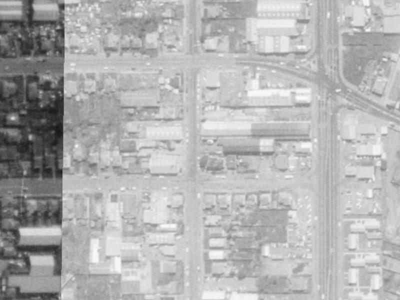 35 Brisbane Street from the air, 1975-1979