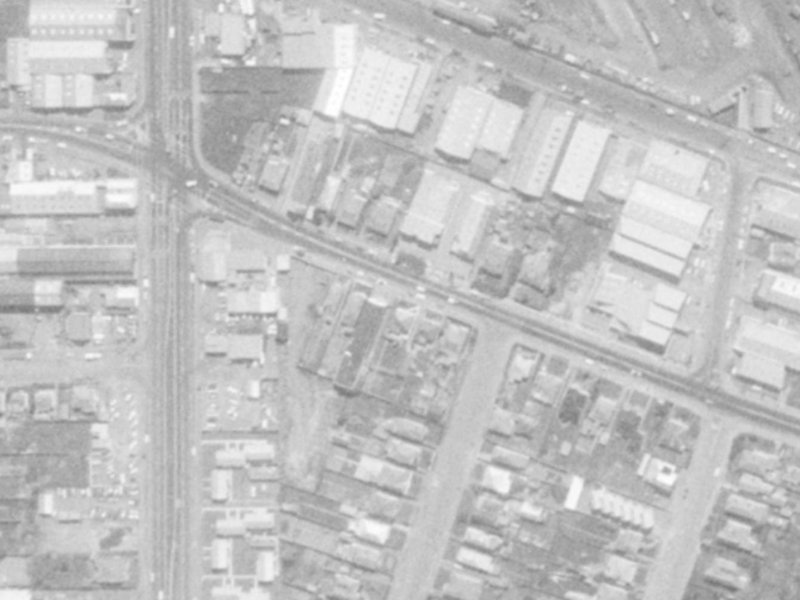 26 Shakespeare Road from the air, 1975-1979