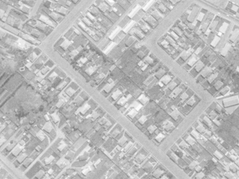 17A Wildberry Street from the air, 1975-1979