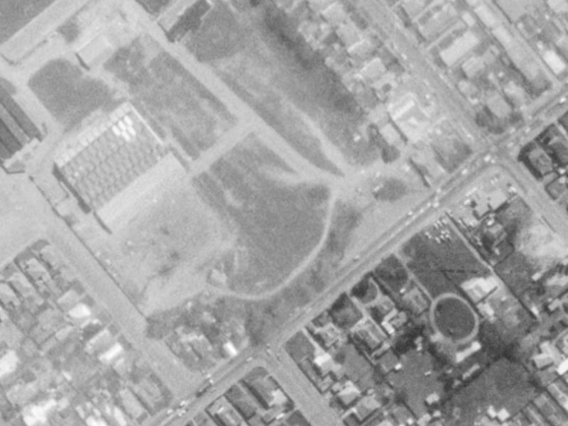 Parade Ct from the air, 1975-1979