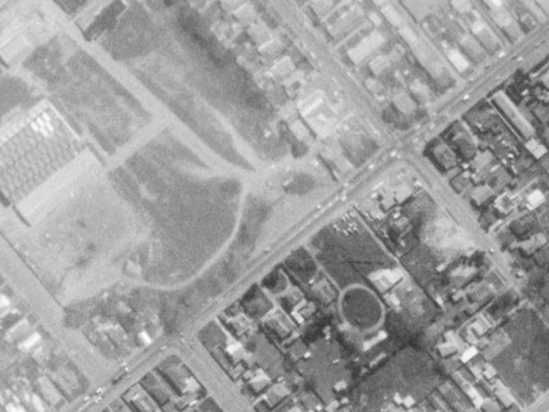1E Parade Court from the air, 1975-1979