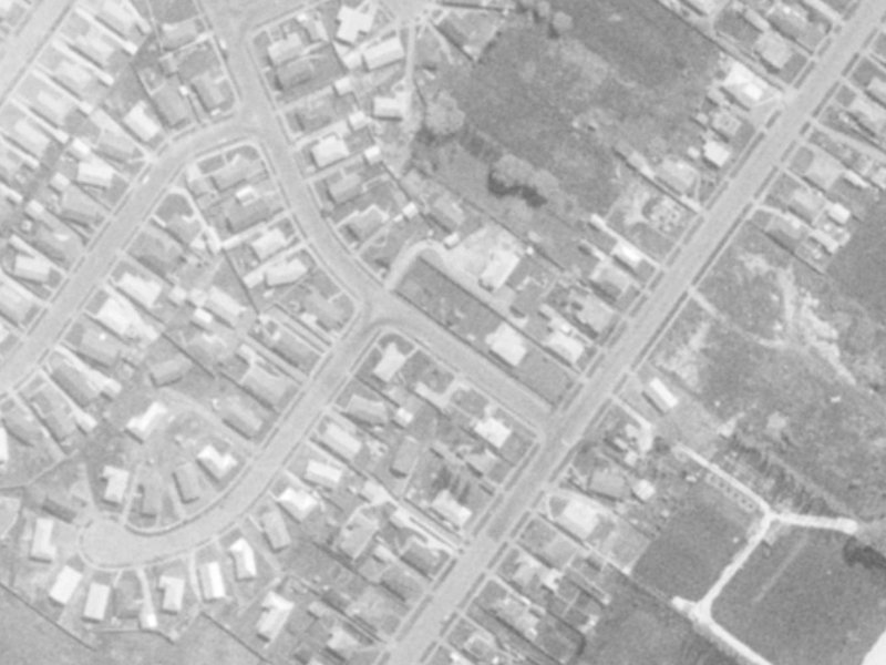 8 Clydesdale Street from the air, 1975-1979